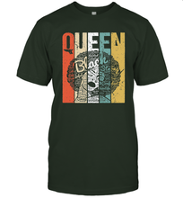 Load image into Gallery viewer, Temotee Melanin Queen Pride African American Afro Girls Design TMT009